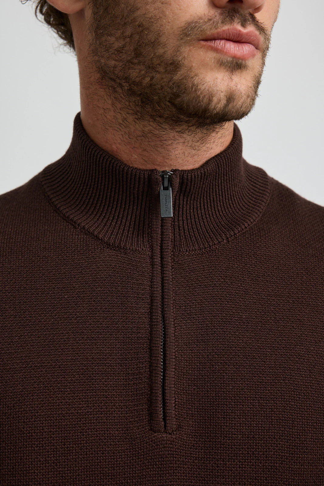 Toorallie Trademark Half Zip Pullover Cacao