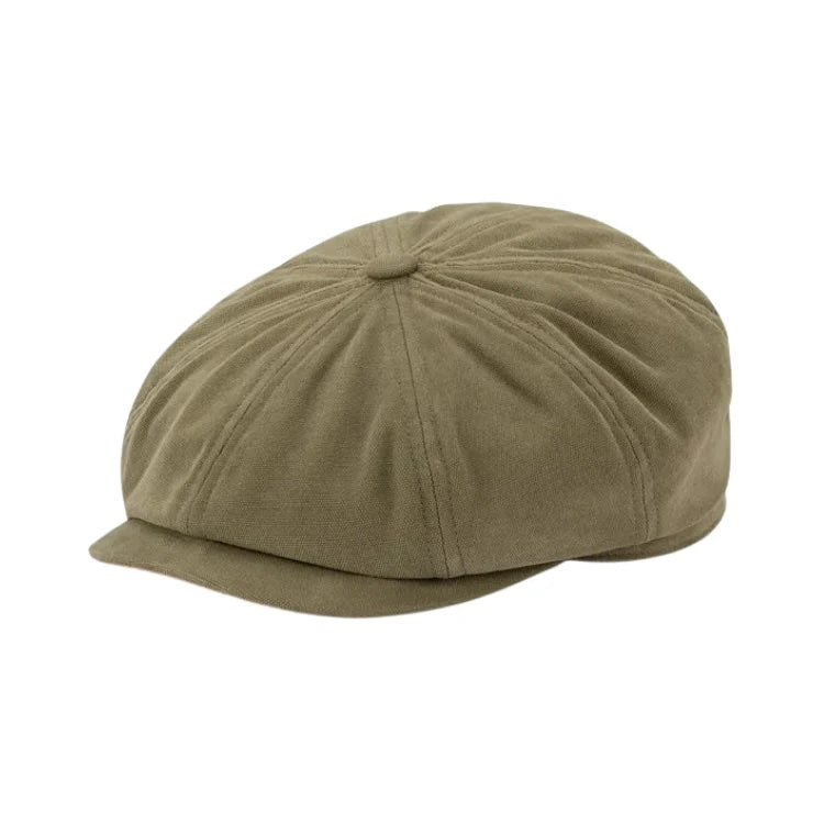 Avenel Truman Newboy Cap Olive