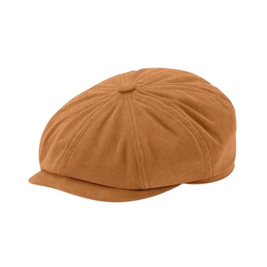 Avenel Truman Newboy Cap Tan