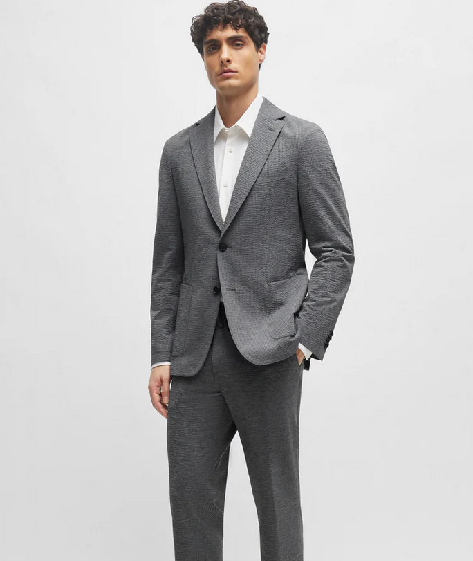 Hugo Boss P-Hanry Genius Suit Silver