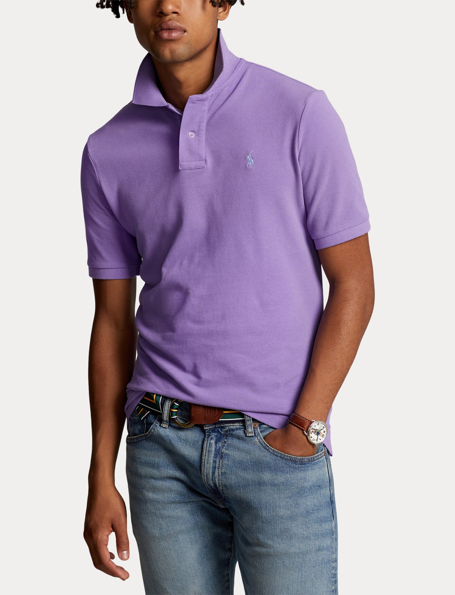 Polo Ralph Lauren SS Basic Polo Hamp. Purple