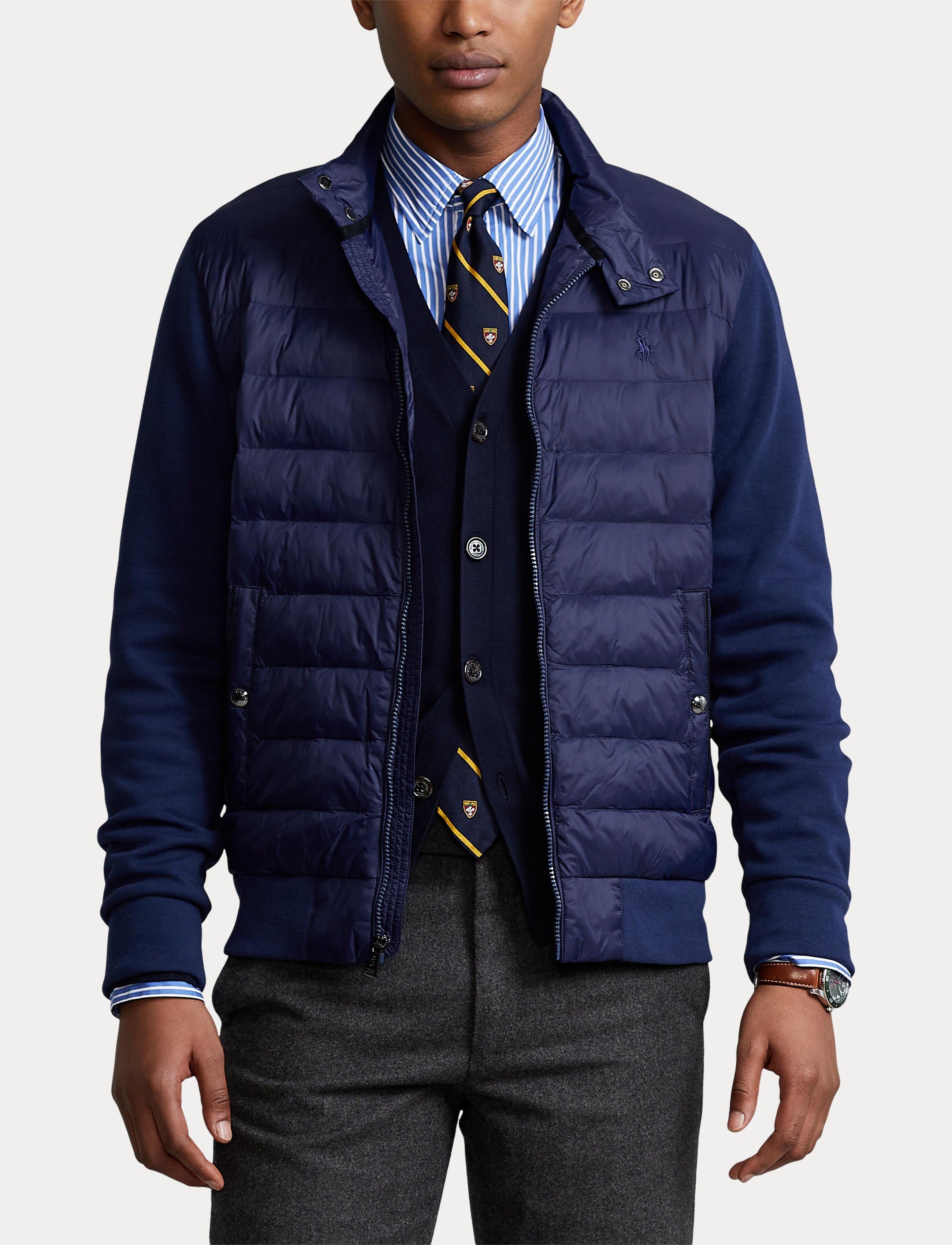 Polo Ralph Lauren Double Knit Jacket Newport Navy