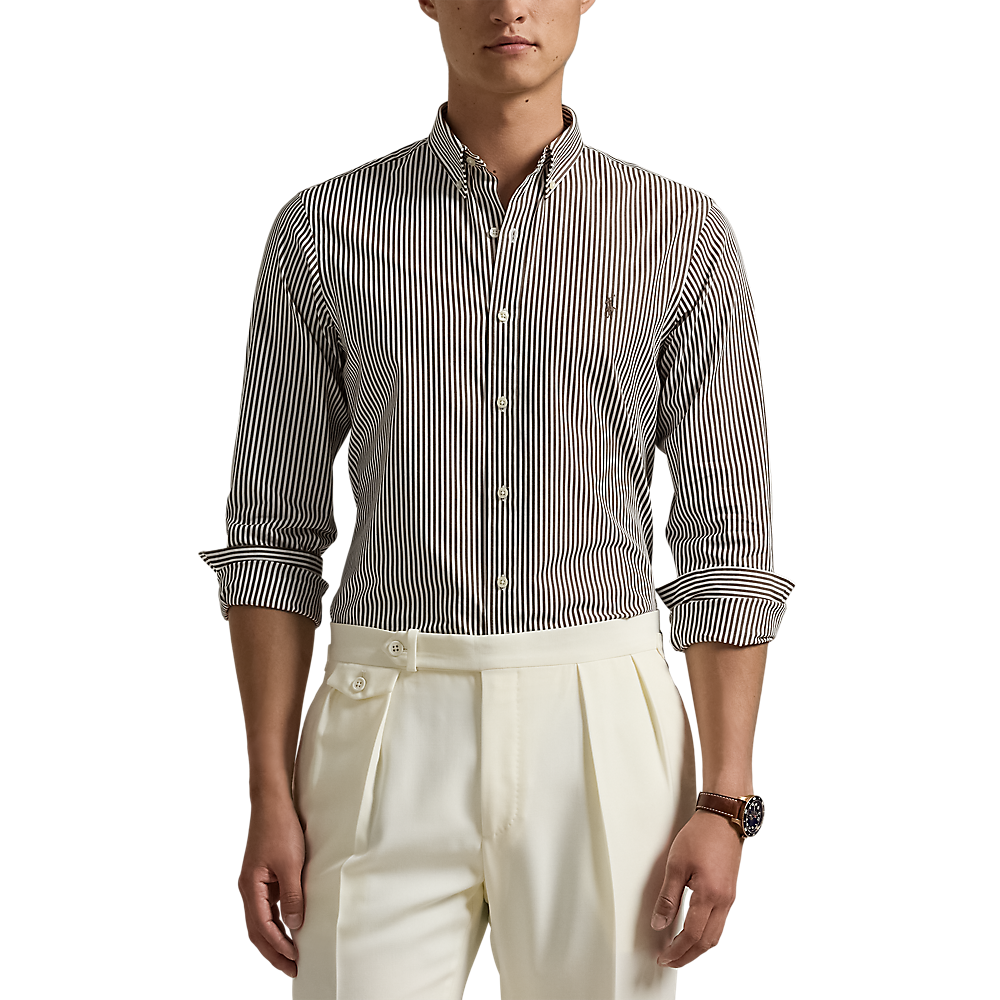 Polo Ralph Lauren Sport Shirt Brown/White
