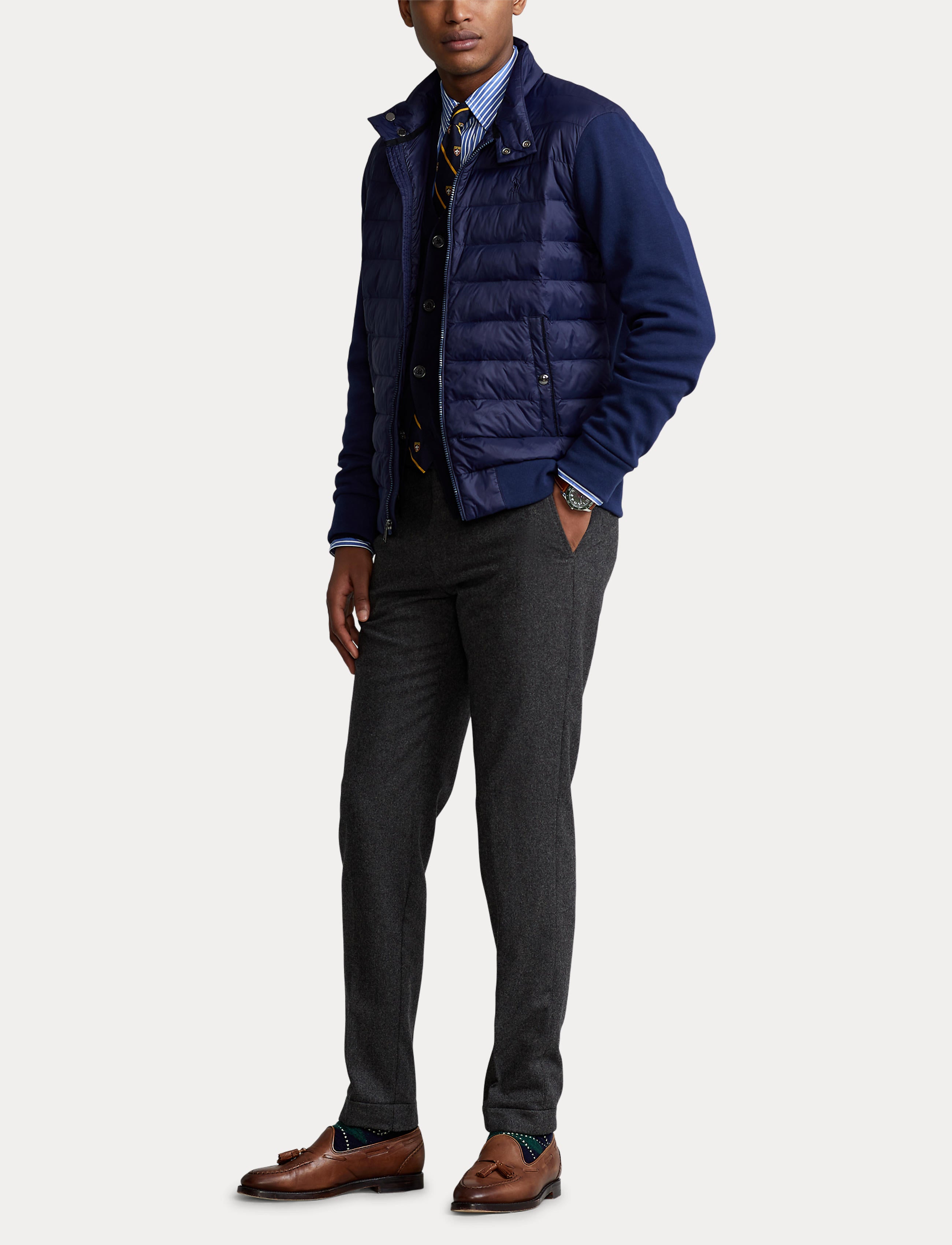 Polo Ralph Lauren Double Knit Jacket Newport Navy