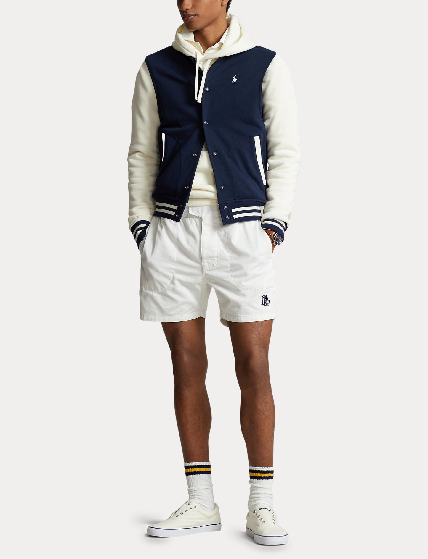 Polo Ralph Lauren LS Sweatshirt Navy/Cream