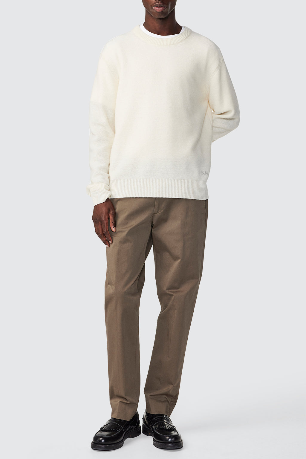 NN.07 Wilhelm 1804 Classic Trousers 34L  Greige