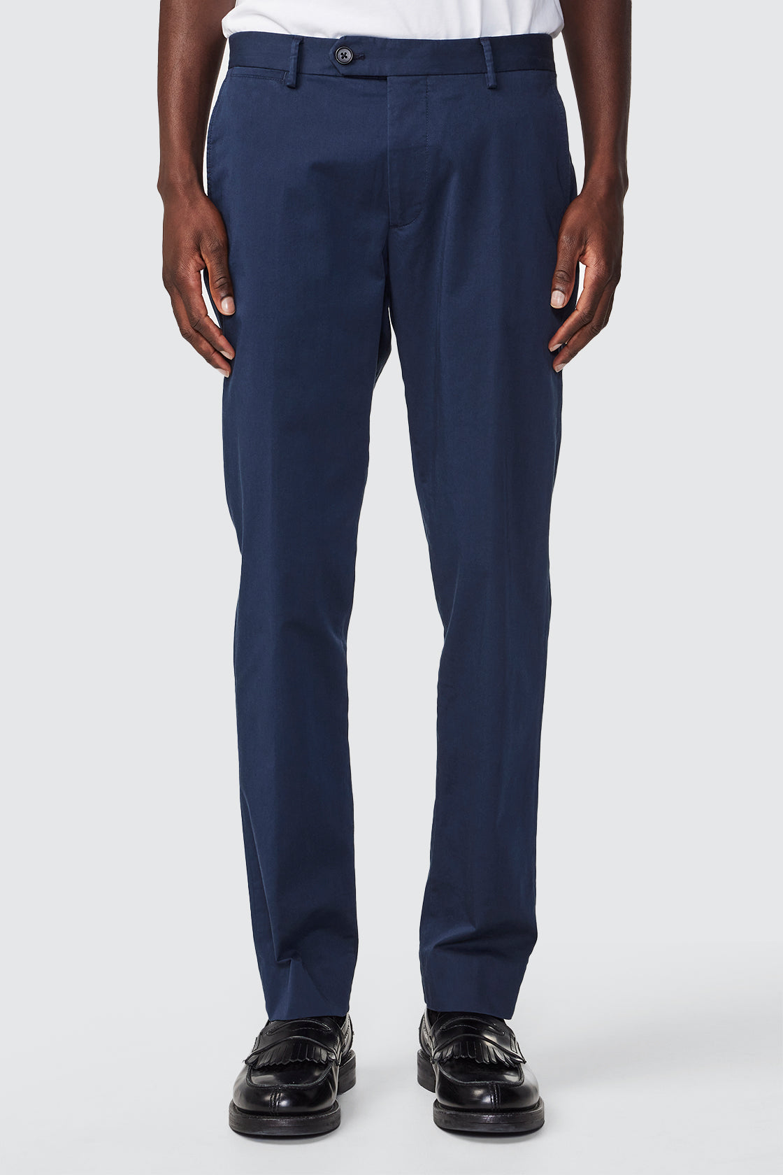 NN.07 Wilhelm 1804 Classic Trousers 34L  Navy Blue