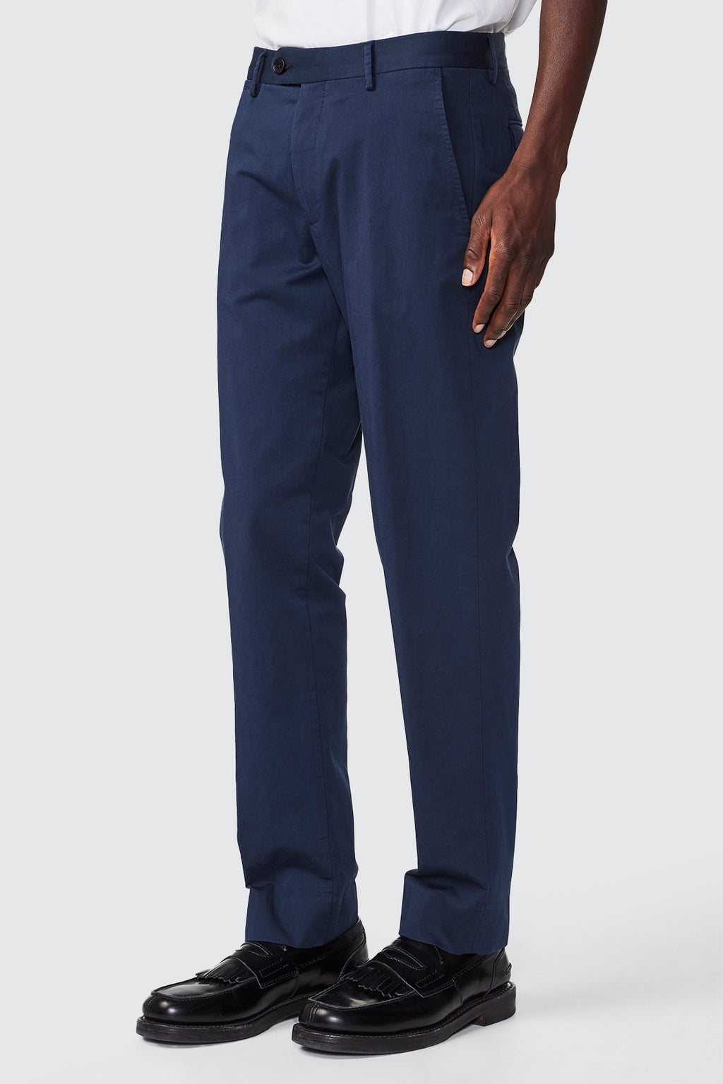 NN.07 Wilhelm 1804 Classic Trousers 34L  Navy Blue