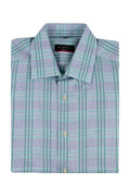 Eterna Mint Check Business Shirt