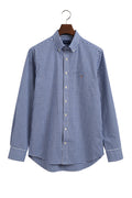 Gant Gingham Regular Shirt College Blue