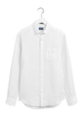 Gant Regular Linen Shirt White