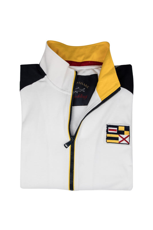 Paul & Shark Windcheater White Zip Through