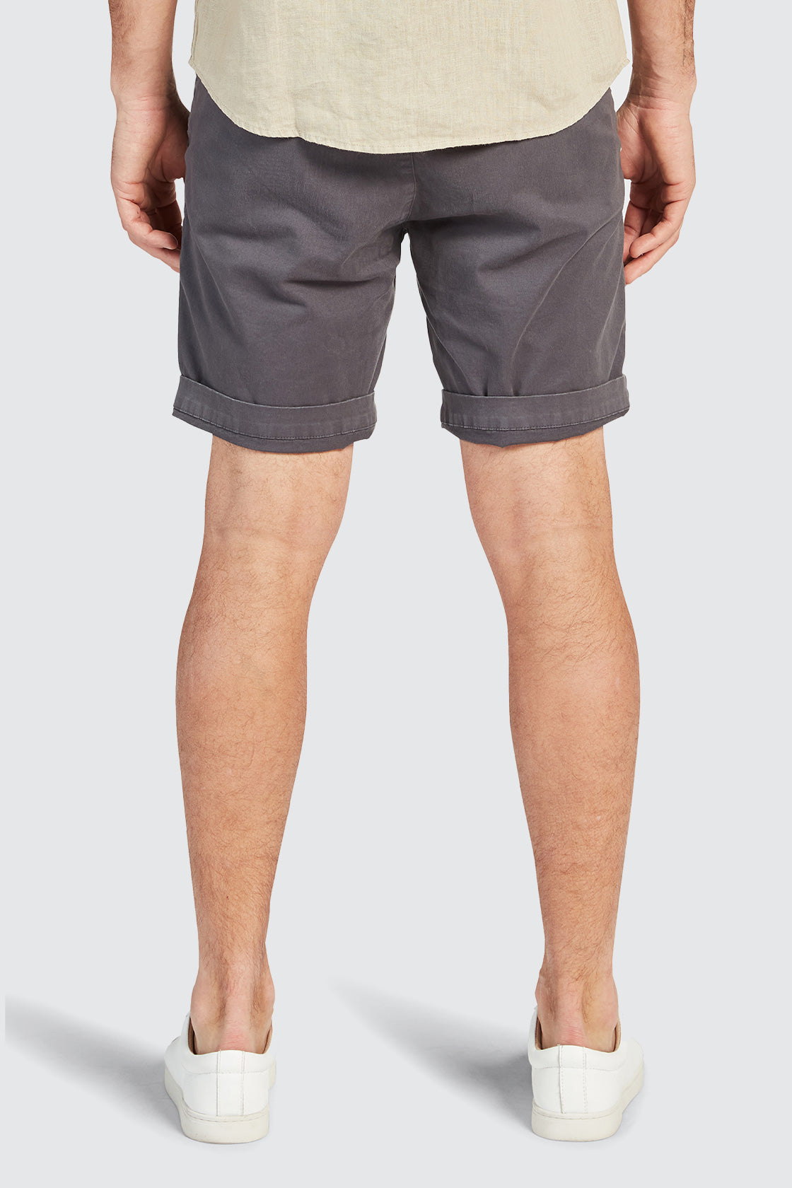 The Academy Brand Cooper Chino Short Charcoal