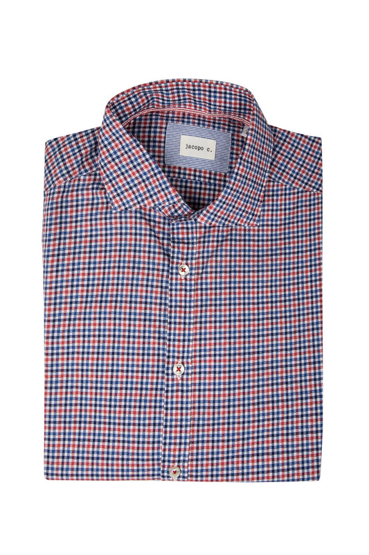 Jacopo C. Fine Check Shirt