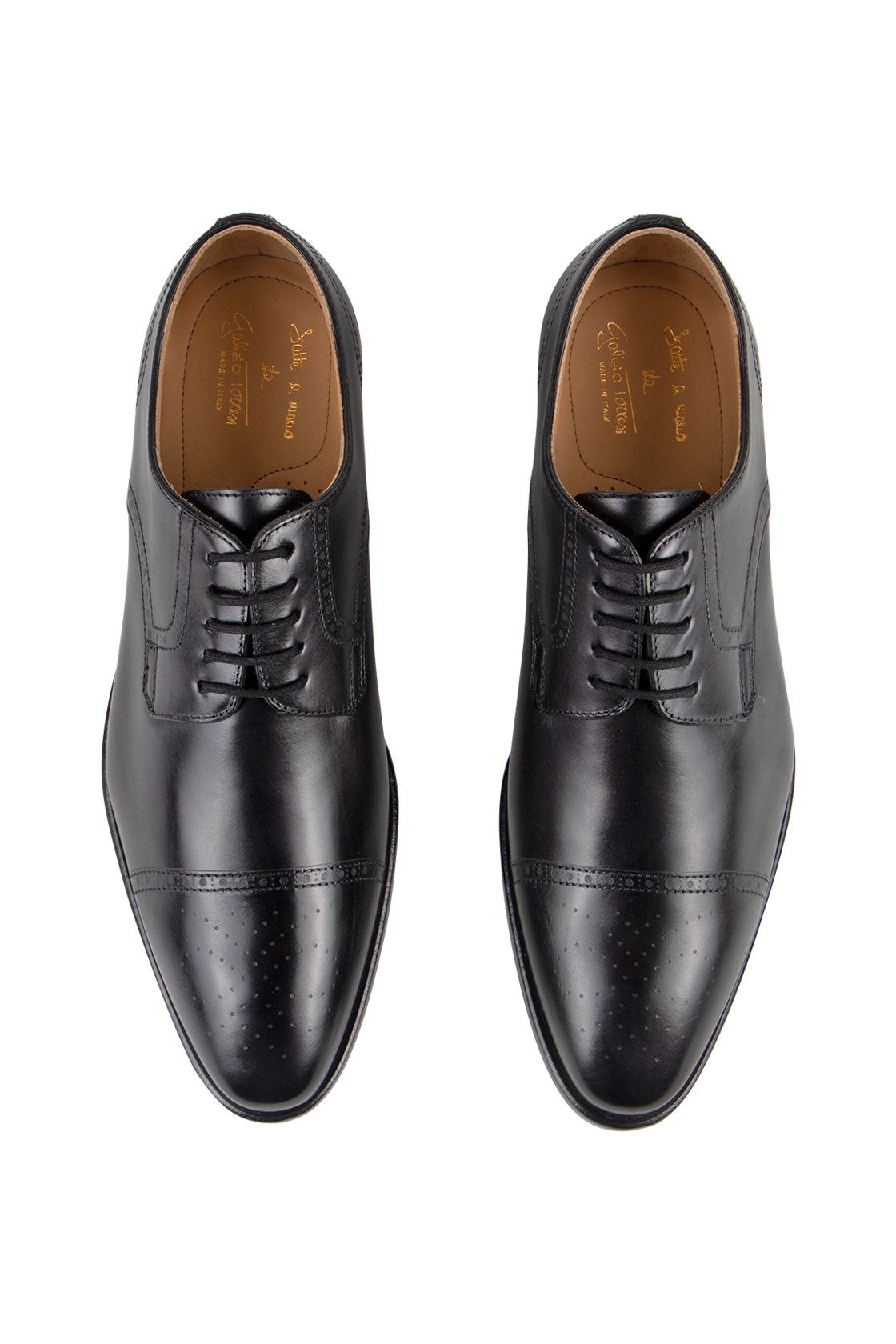 Galizio Torresi Leather Lace Up Shoe Black