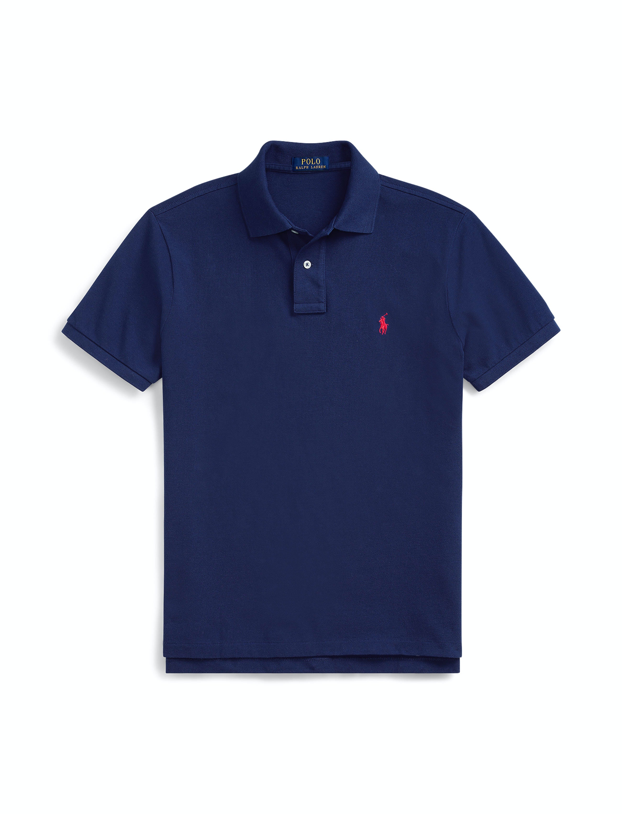 Polo Ralph Lauren Slim Fit Mesh Polo Deep Blue