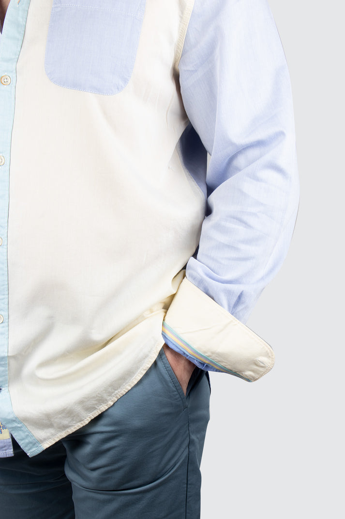 Colours & Sons Shirt Colourblock main image 1