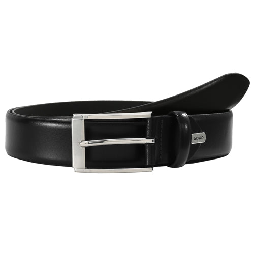 Lloyd Black Leather Belt