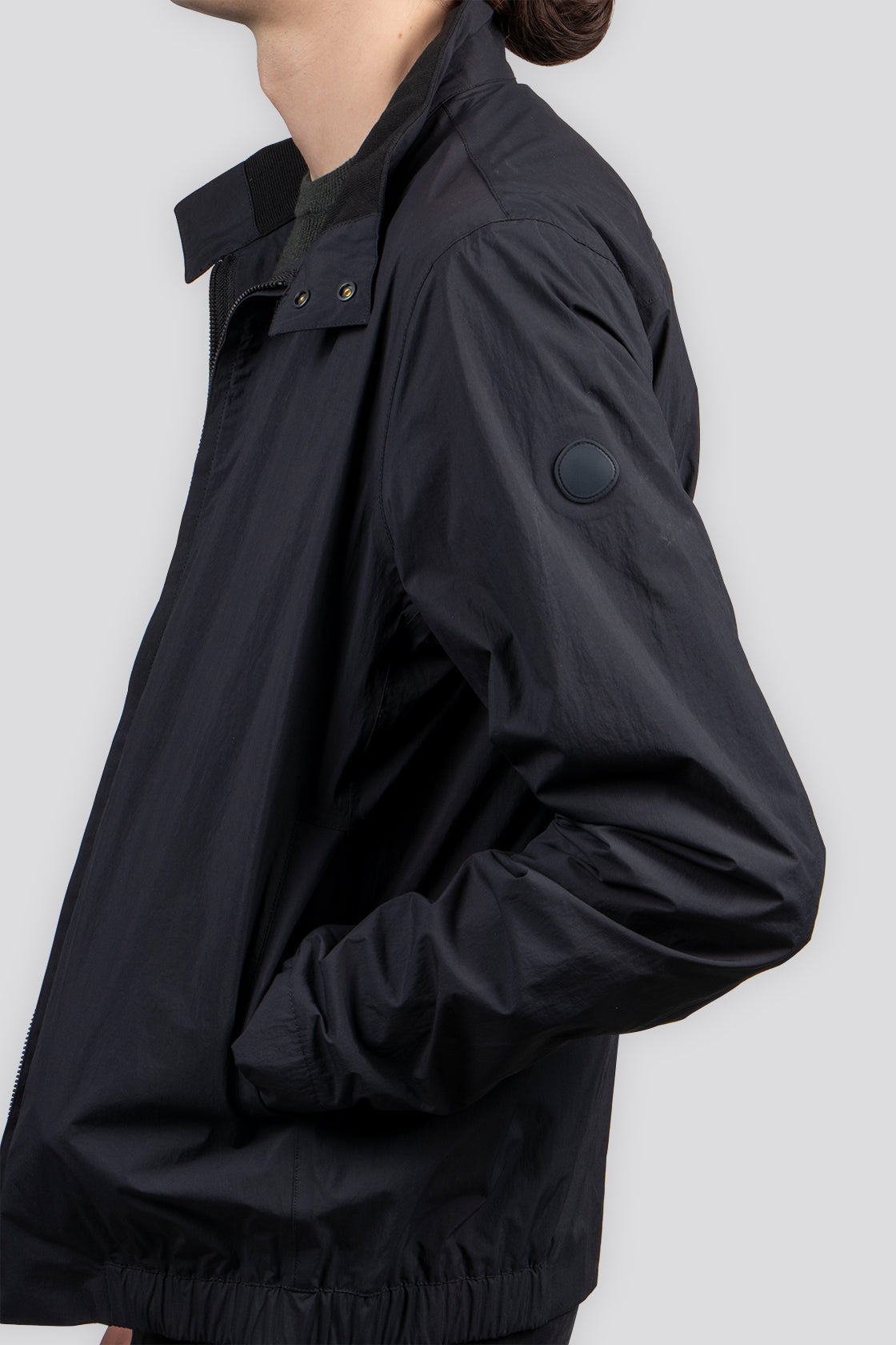 NN07 Black Larry Wind Breaker Jacket