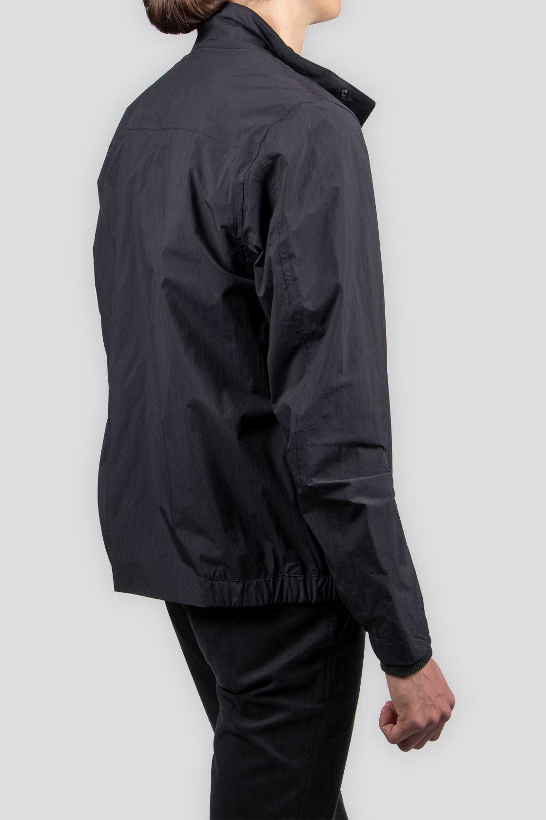 NN07 Black Larry Wind Breaker Jacket