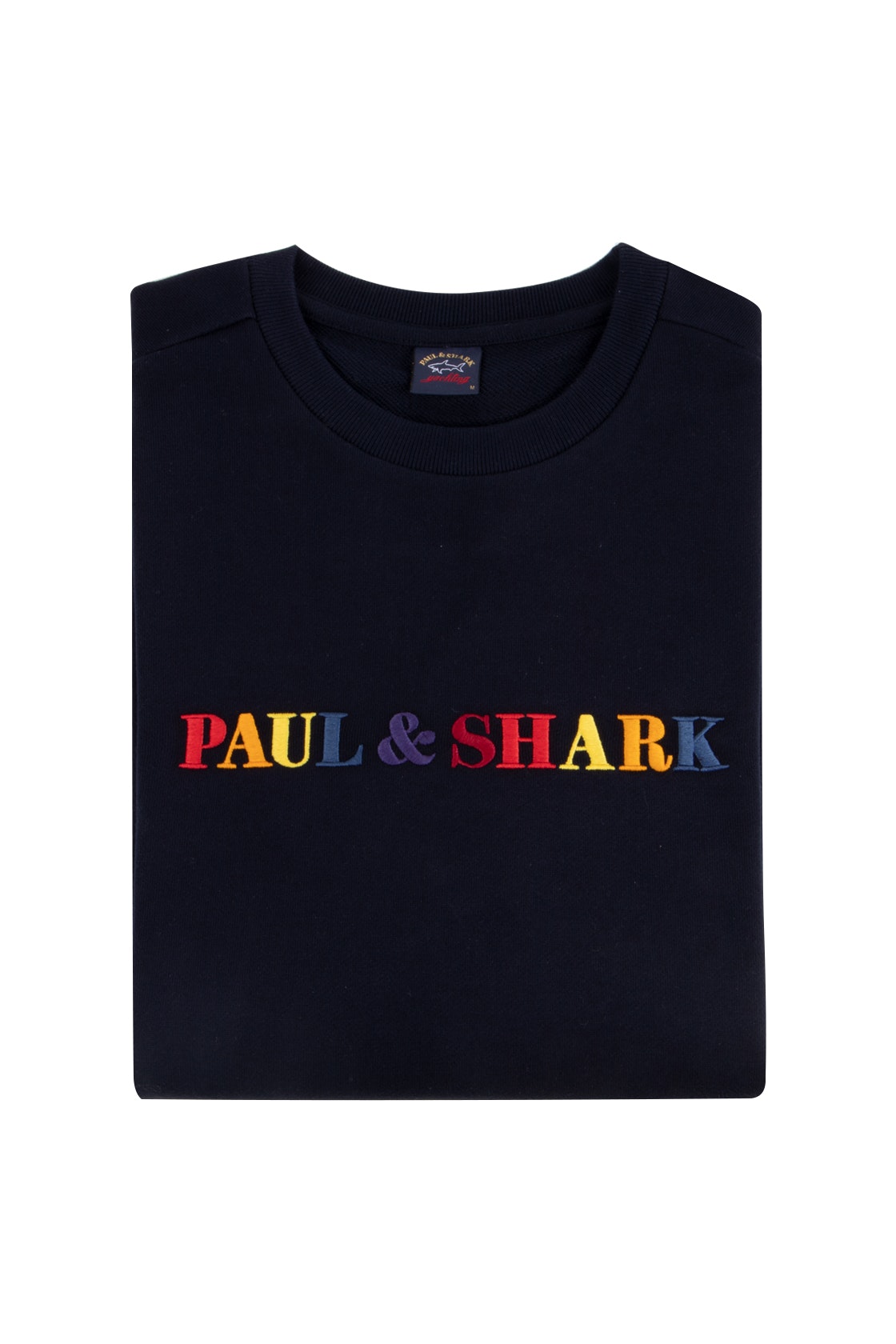 Paul & Shark Rainbow Logo Crew Sweater