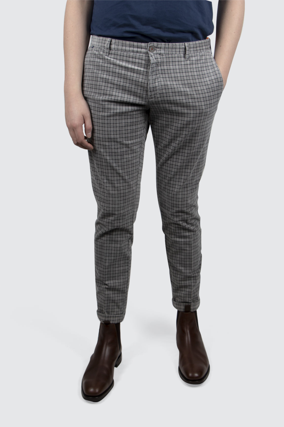 AT.P.CO Cotton Trousers Sasa Brown – routleys.com.au