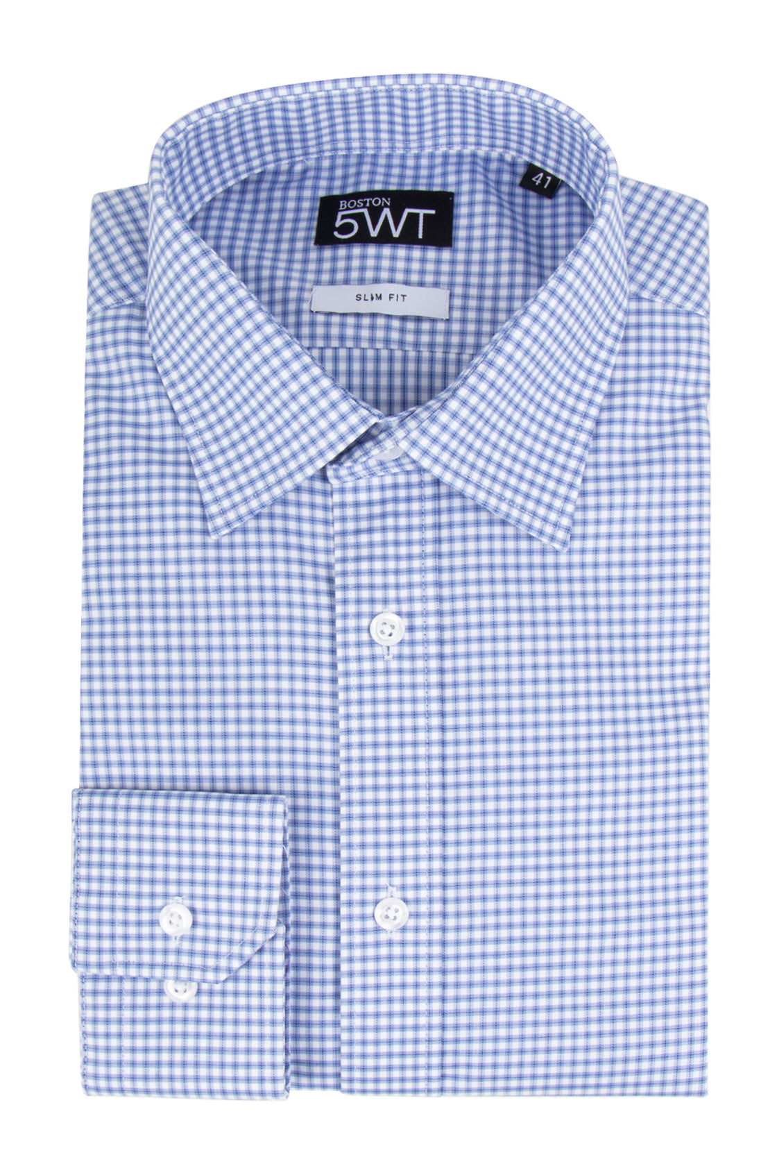 Boston Liberty Business Check Shirt Blue