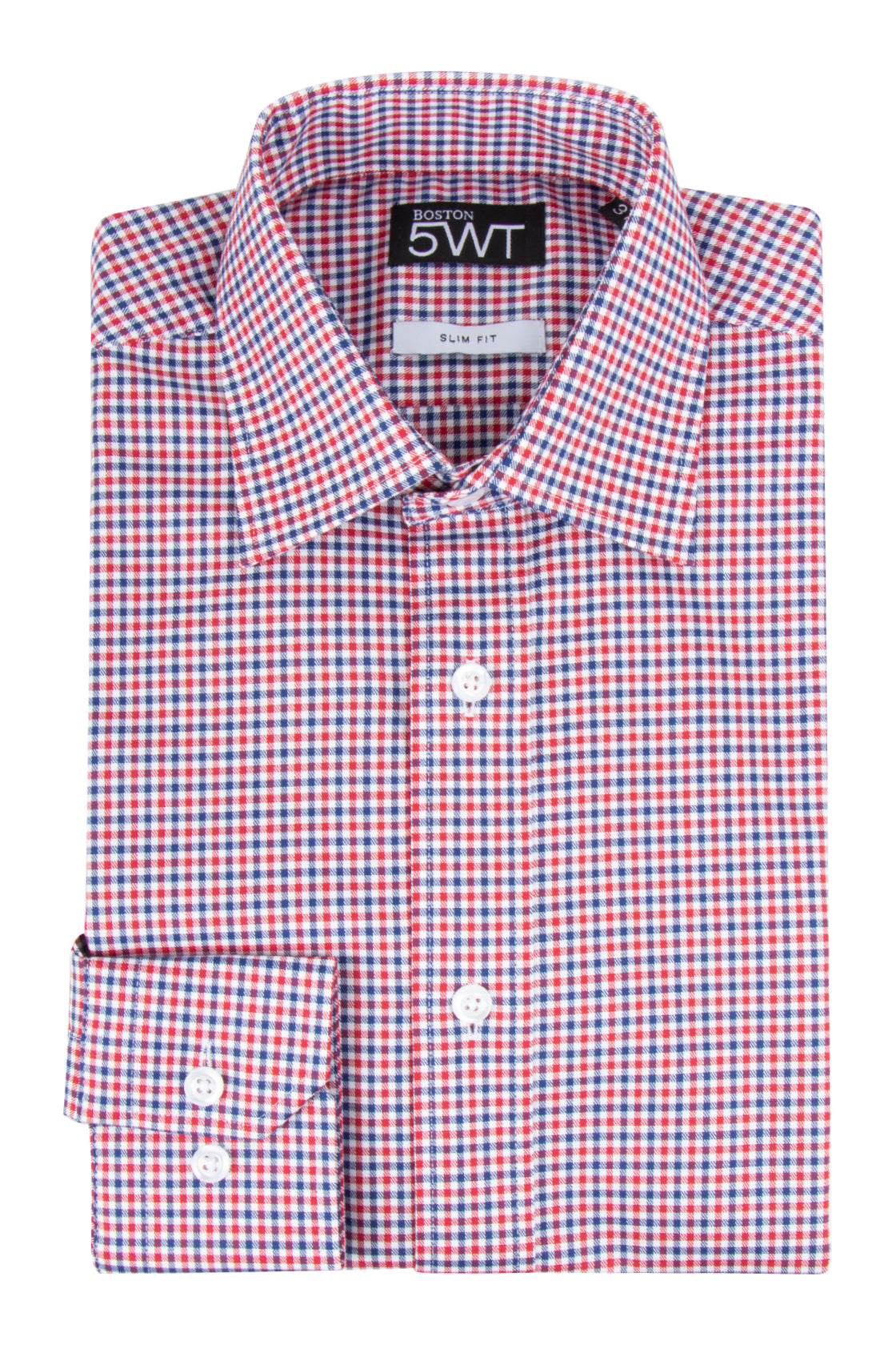 Boston Liberty Business Check Shirt Red