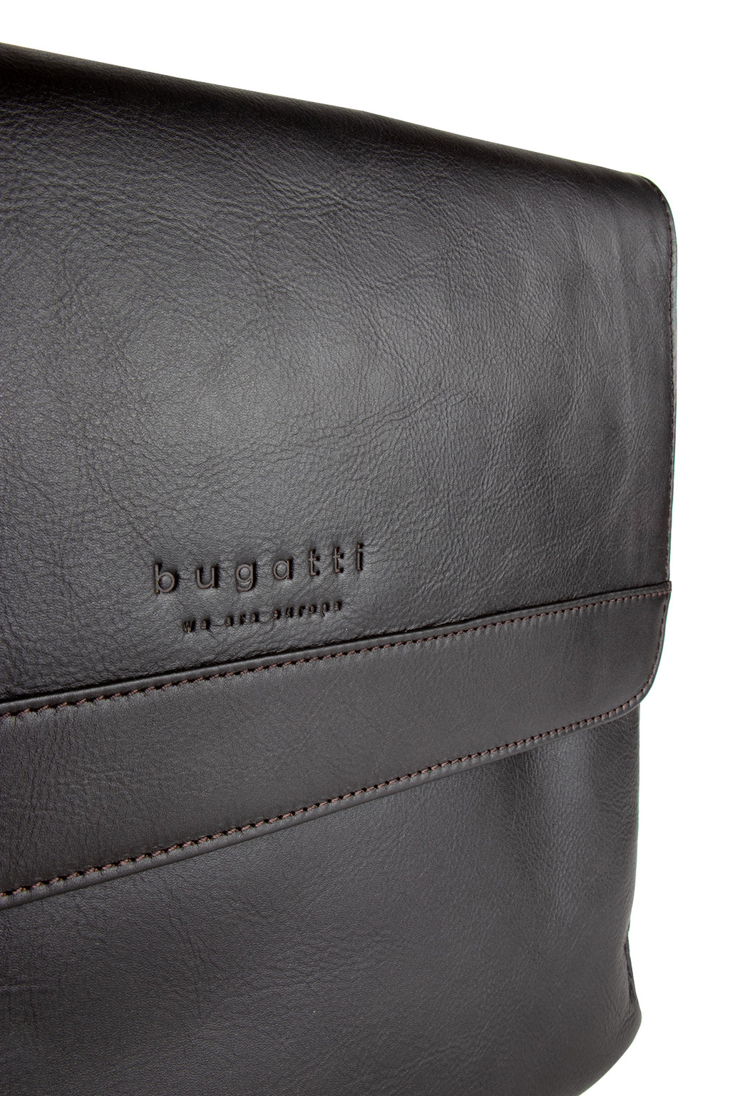 Bugatti Corso Messenger Bag Dark Brown