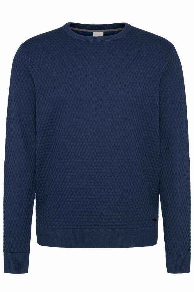 Bugatti Crew Knit Blue – routleys.com.au