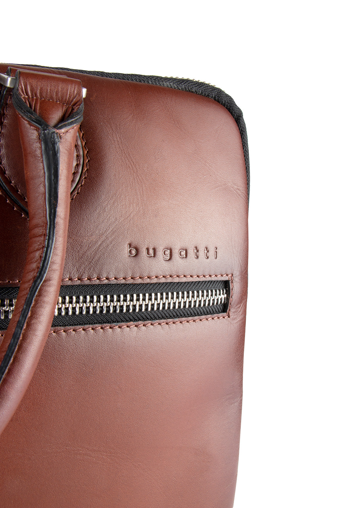 Bugatti Domus Briefcase Cognac