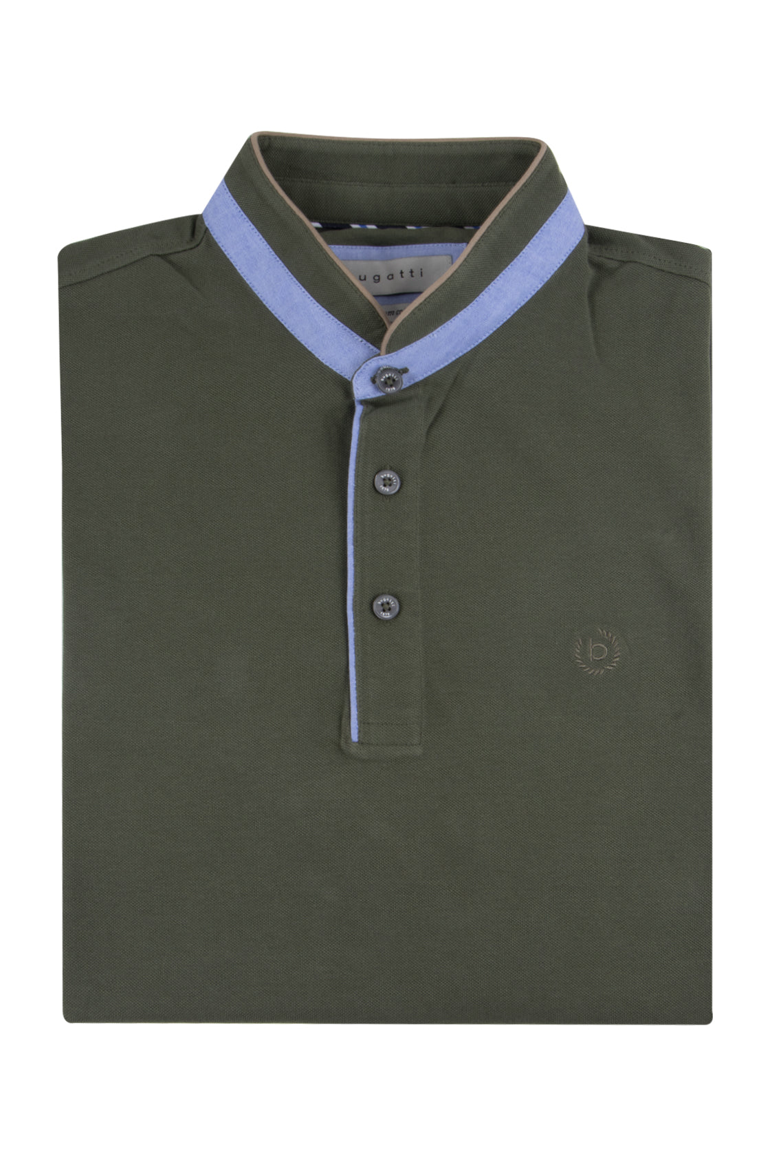 Bugatti Short Sleeve Polo Moss