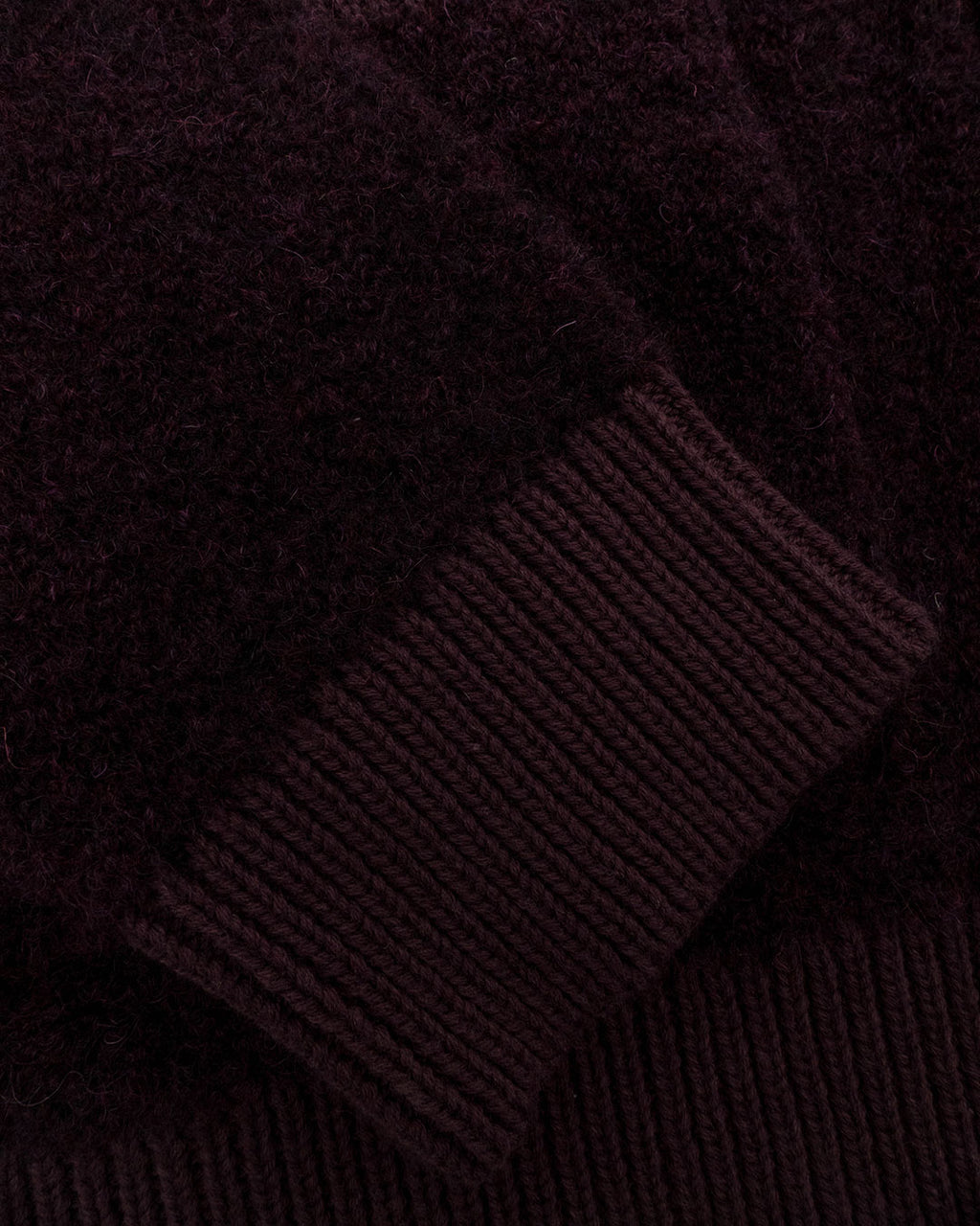 Colours & Sons Boucle Button Cardigan Burgundy