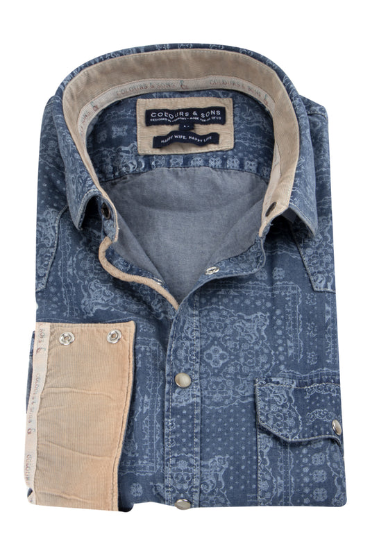 Colours & Sons Casual Shirt Denim