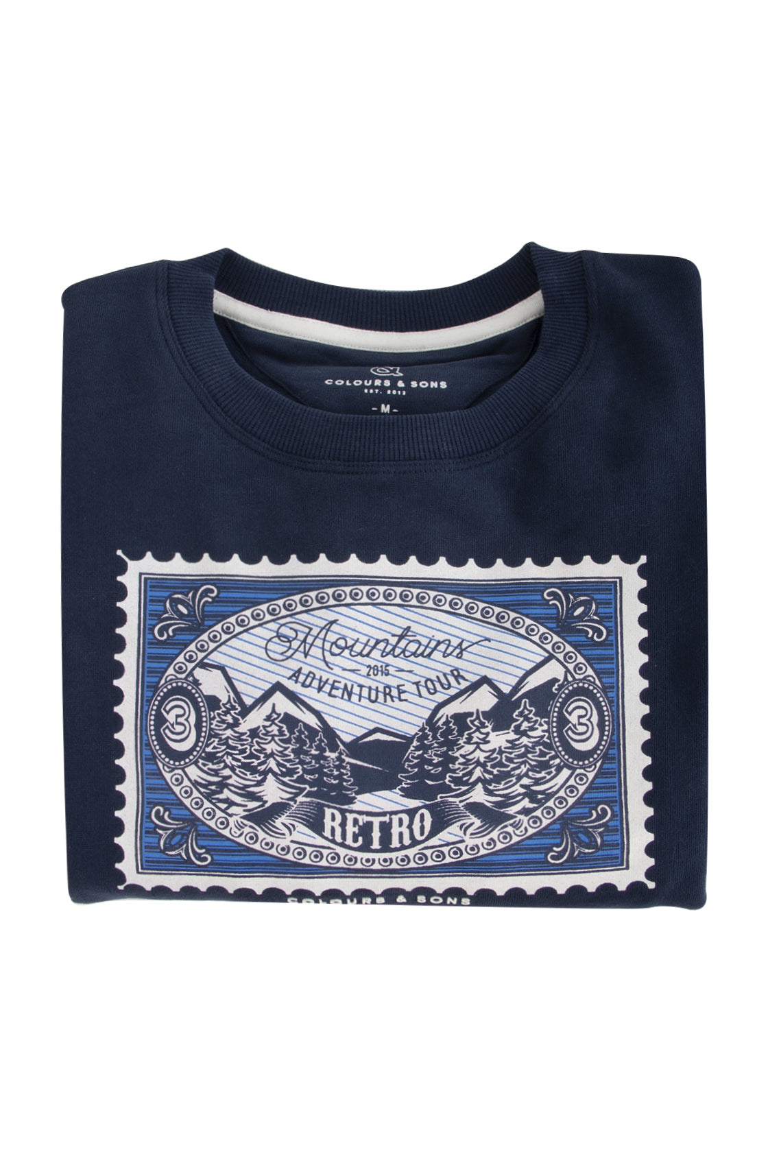 Colours & Sons Crew Sweater Navy