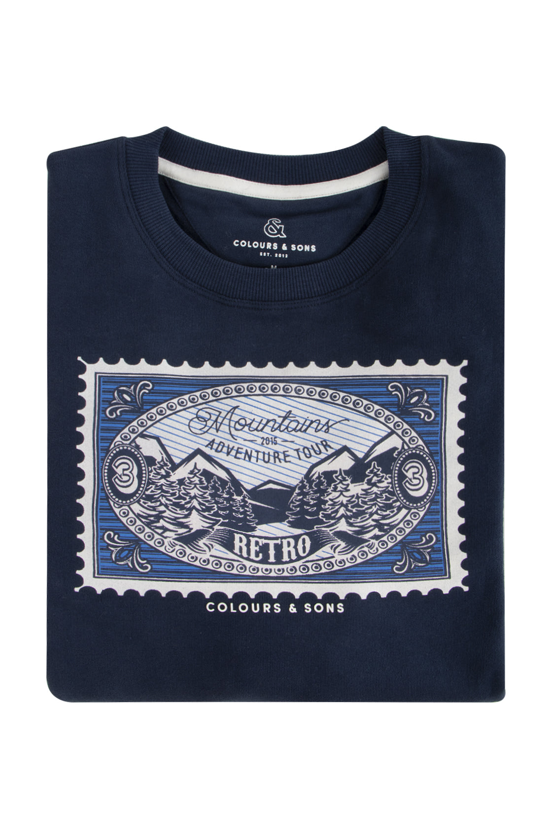 Colours & Sons Crew Sweater Navy