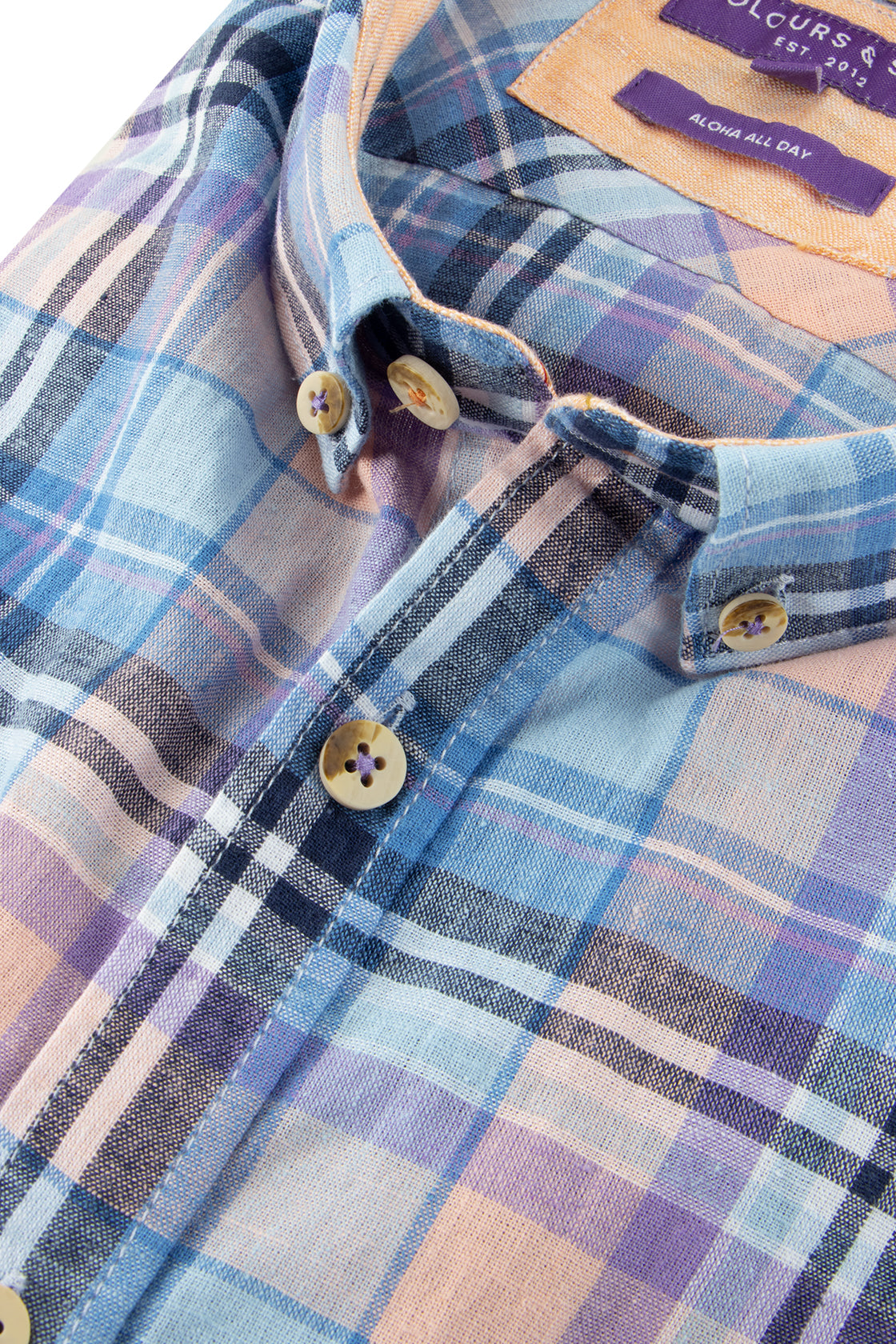 Colours & Sons Harold Shirt Orchid Check