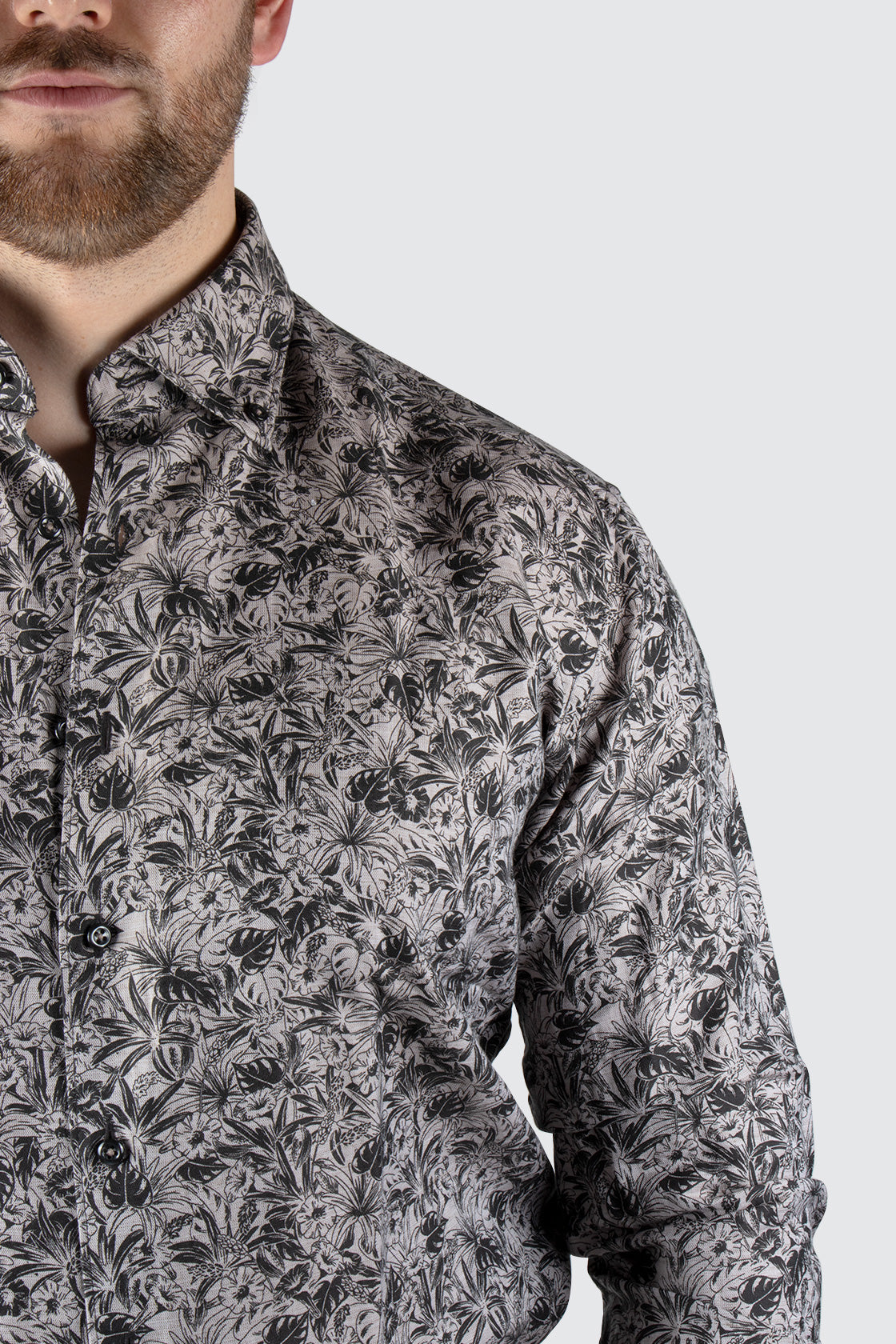 Eterna Business Shirt Flowers