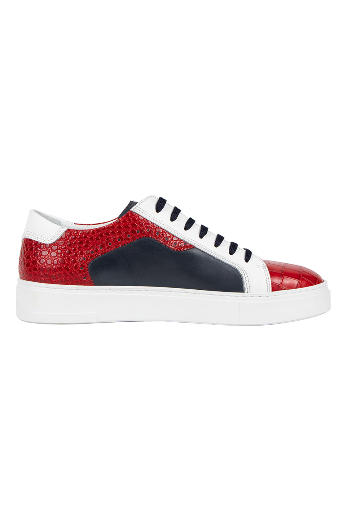 Galizio Torresi Lace Sneaker Red/Wht/Blue