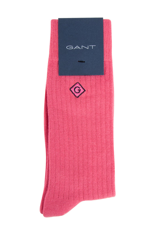Gant D1. Solid Rib Socks Rapture Rose