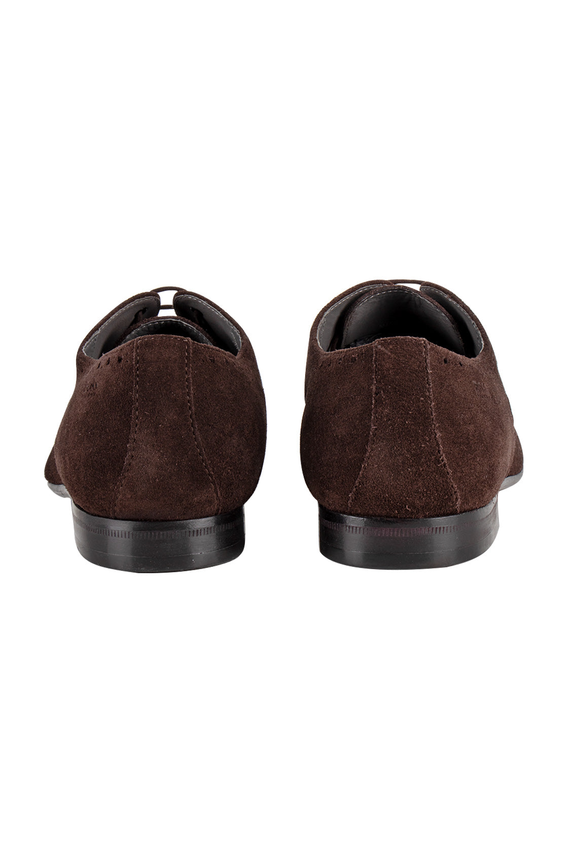 hugo boss brown suede shoes