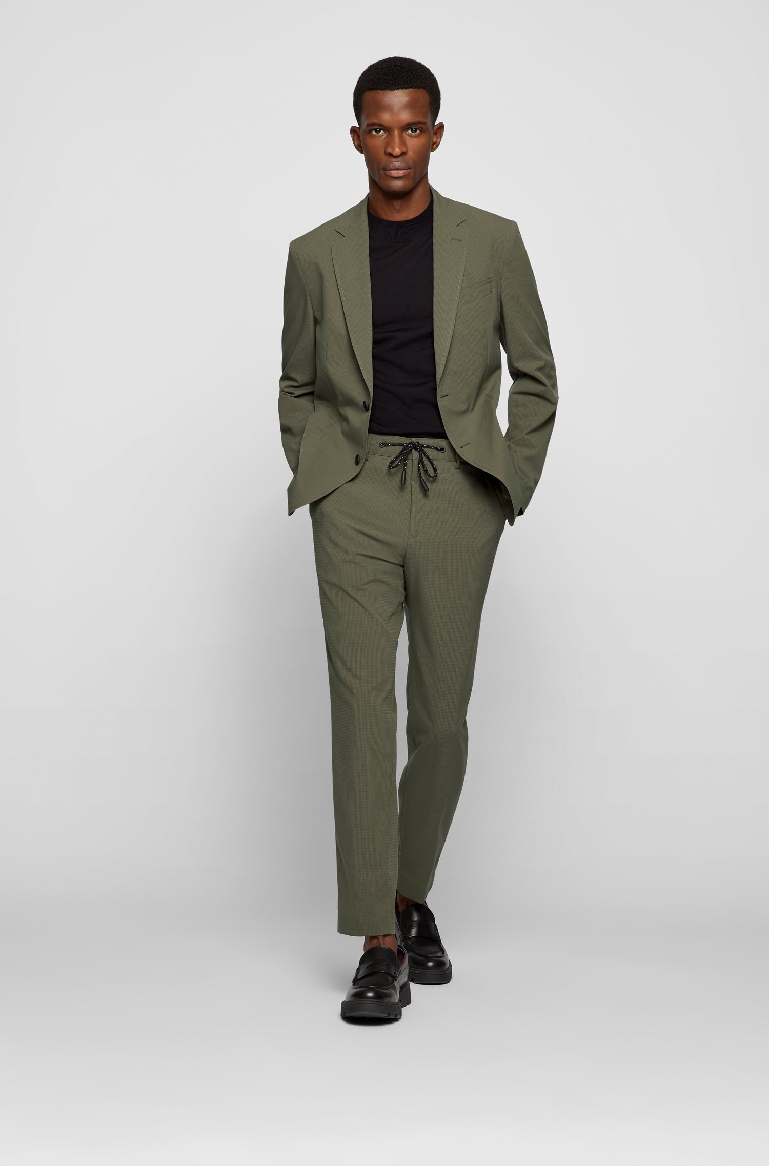 Hugo Boss Genius Pack Trouser Open Green – - Main Image