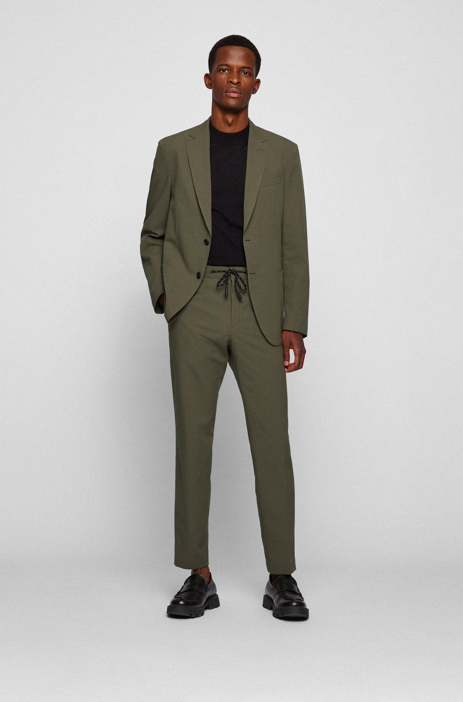 Hugo boss shop green suit