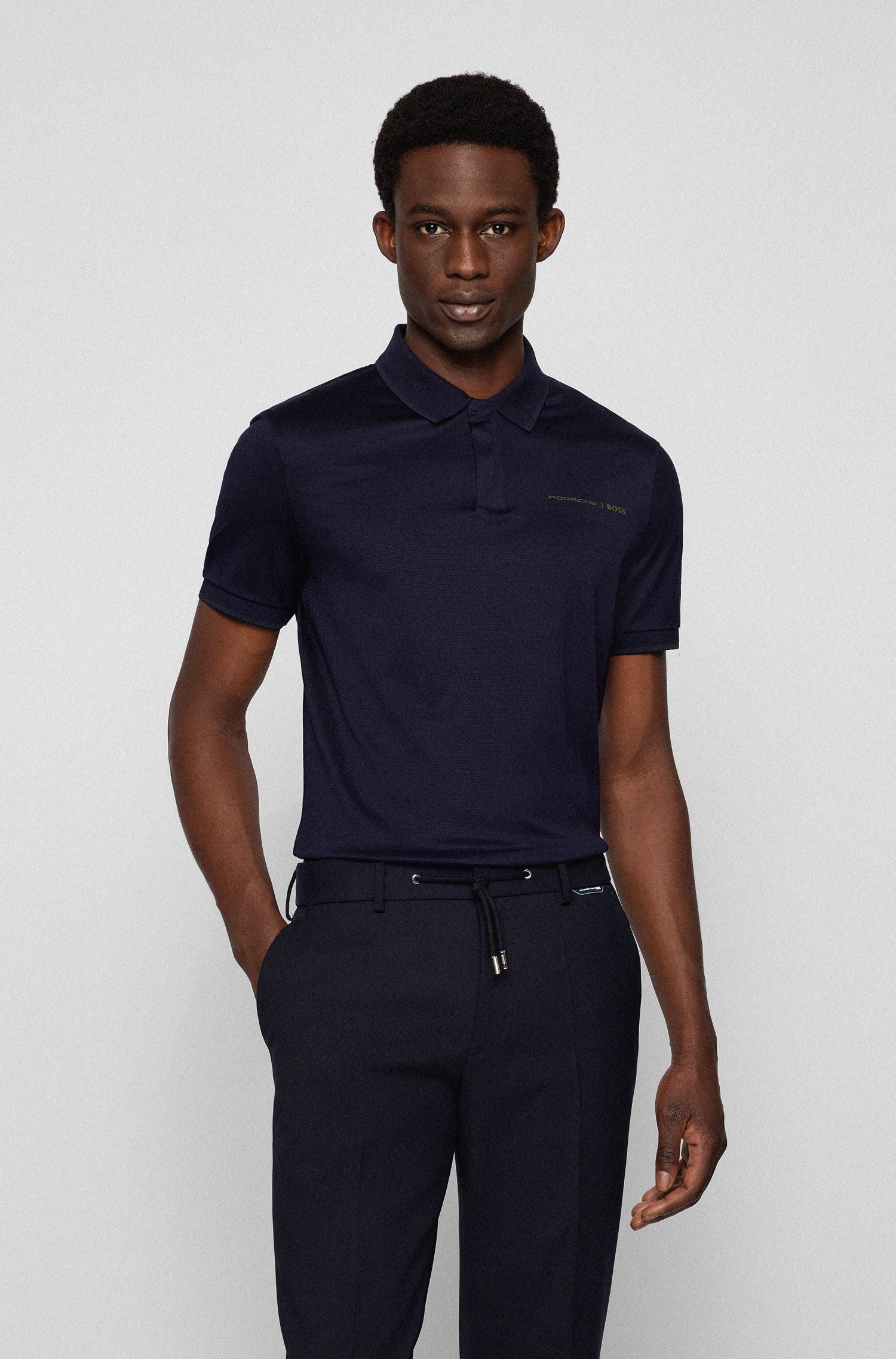 Blue hugo boss outlet top