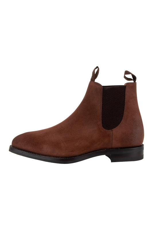 Loake Chatsworth Waxy Suede Boot Rust Brown