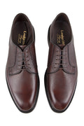 Loake Troon Burnished Calf Leather Shoe Rosewood