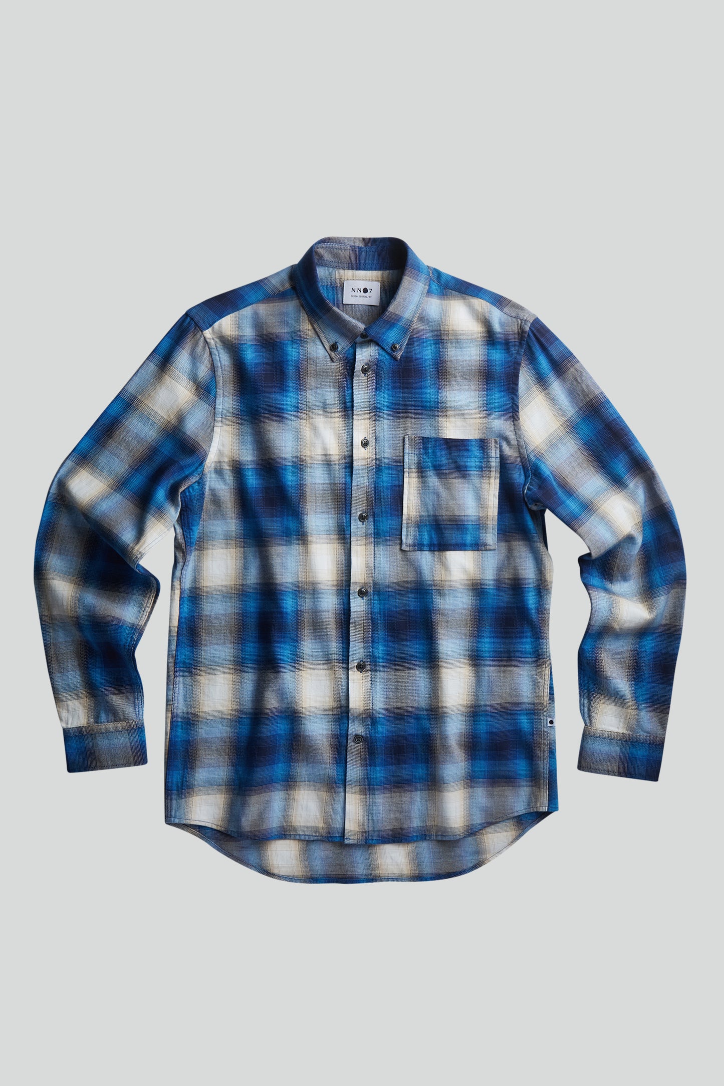 NN07 Arne Overshirt Blue Check