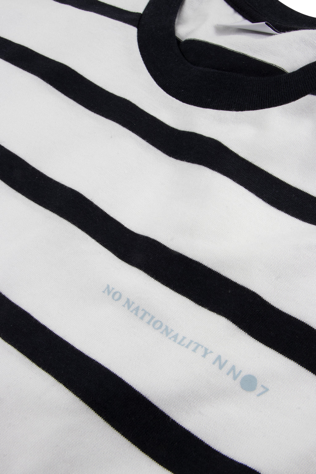 NN07 Aspen Stripe Tee Blue