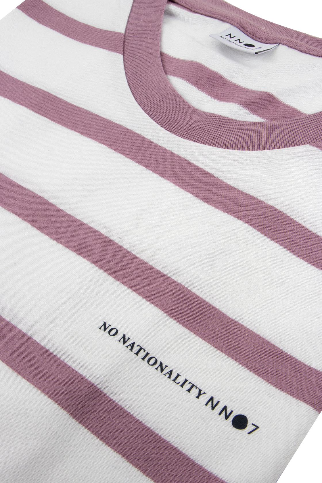 NN07 Aspen Stripe Tee Lotus