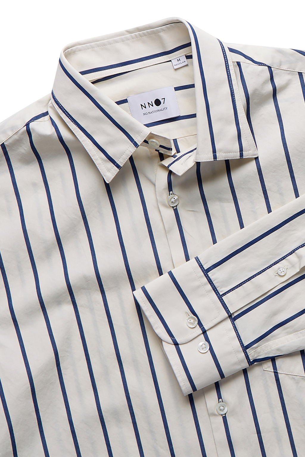 NN07 Errico Shirt White Stripe